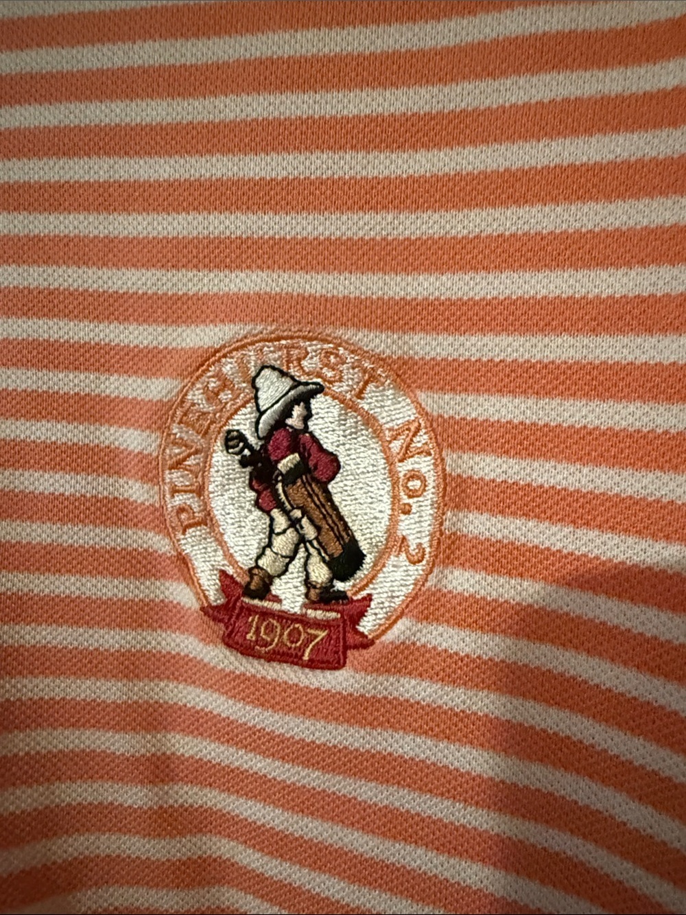 Coral Polo Golf Pinehurst No. 2 Polo with Embroidered Chest Logo - Men's - Picture 2 of 6